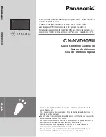 Preview for 1 page of Panasonic CN-NVD905U - Strada - Navigation System Quick Reference Manualbook