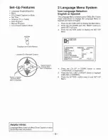 Preview for 16 page of Panasonic Color Television Operating Instructions Manual