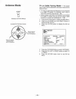 Предварительный просмотр 20 страницы Panasonic Color Television Operating Instructions Manual