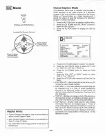 Предварительный просмотр 23 страницы Panasonic Color Television Operating Instructions Manual