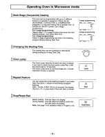 Preview for 9 page of Panasonic Combi Wave NE-C1153 Operating Instructions Manual