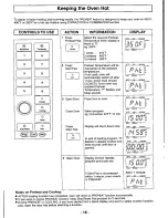 Preview for 18 page of Panasonic Combi Wave NE-C1153 Operating Instructions Manual