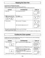 Preview for 19 page of Panasonic Combi Wave NE-C1153 Operating Instructions Manual