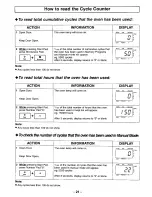 Preview for 21 page of Panasonic Combi Wave NE-C1153 Operating Instructions Manual