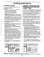 Preview for 29 page of Panasonic Combi Wave NE-C1153 Operating Instructions Manual