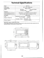 Preview for 30 page of Panasonic Combi Wave NE-C1153 Operating Instructions Manual