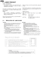 Preview for 4 page of Panasonic Combo TC-22LR30 Service Manual