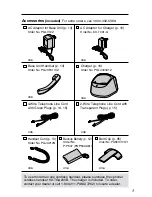 Предварительный просмотр 3 страницы Panasonic Cordless Phon Operating Instructions Manual