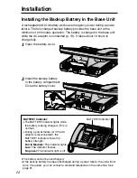 Предварительный просмотр 12 страницы Panasonic Cordless Phon Operating Instructions Manual