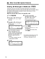 Предварительный просмотр 78 страницы Panasonic Cordless Phon Operating Instructions Manual