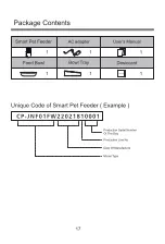 Preview for 17 page of Panasonic CP-JNF01 User Manual