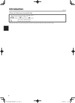 Preview for 2 page of Panasonic CPE03406YA Operating Instructions Manual