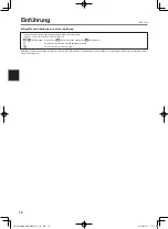 Preview for 14 page of Panasonic CPE03406YA Operating Instructions Manual