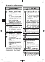 Предварительный просмотр 16 страницы Panasonic CPE03406YA Operating Instructions Manual