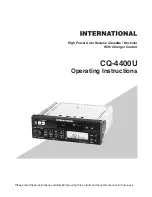 Panasonic CQ-4400U Operating Instructions Manual preview