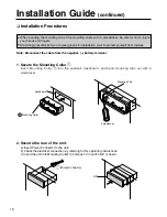 Предварительный просмотр 20 страницы Panasonic CQ-4400U Operating Instructions Manual