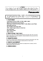 Предварительный просмотр 2 страницы Panasonic CQ-4400U Service Manual