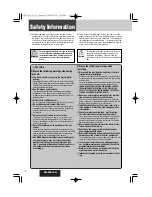 Предварительный просмотр 2 страницы Panasonic CQ-5251JU Operating Instructions Manual