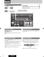 Предварительный просмотр 12 страницы Panasonic CQ-5800U - Double DIN Heavy Duty MP3 Operating Instructions Manual