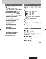 Предварительный просмотр 19 страницы Panasonic CQ-5800U - Double DIN Heavy Duty MP3 Operating Instructions Manual