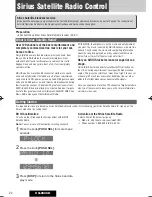 Предварительный просмотр 22 страницы Panasonic CQ-5800U - Double DIN Heavy Duty MP3 Operating Instructions Manual