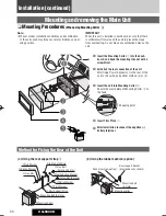 Предварительный просмотр 30 страницы Panasonic CQ-5800U - Double DIN Heavy Duty MP3 Operating Instructions Manual