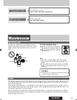 Предварительный просмотр 43 страницы Panasonic CQ-5800U - Double DIN Heavy Duty MP3 Operating Instructions Manual