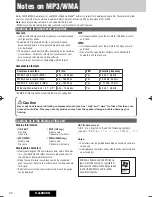 Предварительный просмотр 44 страницы Panasonic CQ-5800U - Double DIN Heavy Duty MP3 Operating Instructions Manual