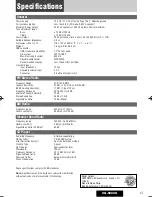 Предварительный просмотр 47 страницы Panasonic CQ-5800U - Double DIN Heavy Duty MP3 Operating Instructions Manual