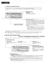 Предварительный просмотр 6 страницы Panasonic CQ-858EG Service Manual