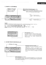 Предварительный просмотр 11 страницы Panasonic CQ-858EG Service Manual