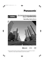 Panasonic CQ-BT5107U Operating Instructions Manual preview