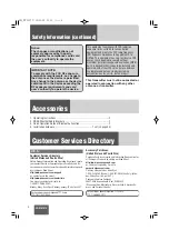 Preview for 4 page of Panasonic CQ-BT5107U Operating Instructions Manual