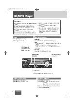 Preview for 14 page of Panasonic CQ-BT5107U Operating Instructions Manual