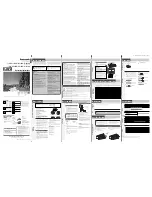 Предварительный просмотр 1 страницы Panasonic CQ-C1103NW Operating Instructions