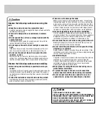 Предварительный просмотр 8 страницы Panasonic CQ-C1103W Operating Instructions Manual