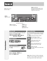 Предварительный просмотр 9 страницы Panasonic CQ-C1103W Operating Instructions Manual