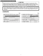 Preview for 2 page of Panasonic CQ-C1110AN Service Manual