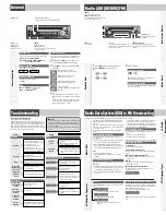 Preview for 4 page of Panasonic CQ-C1301NW Operating Instructions Manual