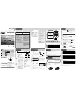 Preview for 1 page of Panasonic CQ-C1301NW Operating Instructions