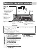 Preview for 16 page of Panasonic CQ C1305U - Radio / CD (Spanish) Manual De Instrucciones