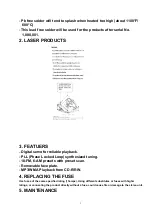 Preview for 3 page of Panasonic CQ-C1312NW Service Manual