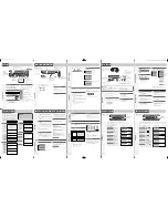 Предварительный просмотр 2 страницы Panasonic CQ-C1465N Operating Instructions