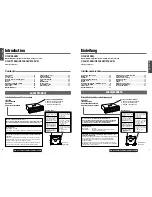 Предварительный просмотр 2 страницы Panasonic CQ-C3100AN Operating Instructions Manual