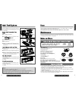 Предварительный просмотр 17 страницы Panasonic CQ-C3100AN Operating Instructions Manual