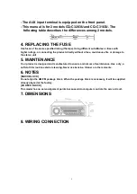 Предварительный просмотр 5 страницы Panasonic CQ-C3103U Manual