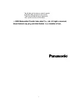 Preview for 3 page of Panasonic CQ-C3203U Manual