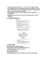 Предварительный просмотр 3 страницы Panasonic CQ-C3300U - In-Dash CD Player Service Manual