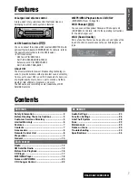 Предварительный просмотр 7 страницы Panasonic CQ-C3301 Operating Instructions Manual