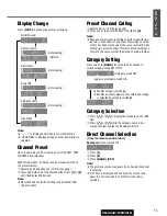 Предварительный просмотр 15 страницы Panasonic CQ-C3301 Operating Instructions Manual